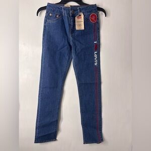 Levi's Blue Jeans with Red Stripe